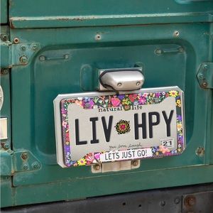 Natural Life License Plate Cover New